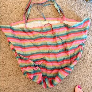 Kathy Hilton x Lorna Murray Striped Tote